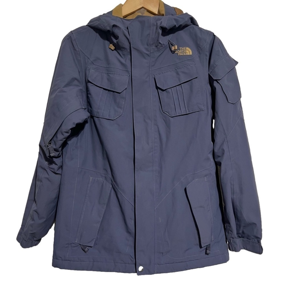 NORTH FACE HYVENT Zip Up Jacket, Blue, Size Medium, #400